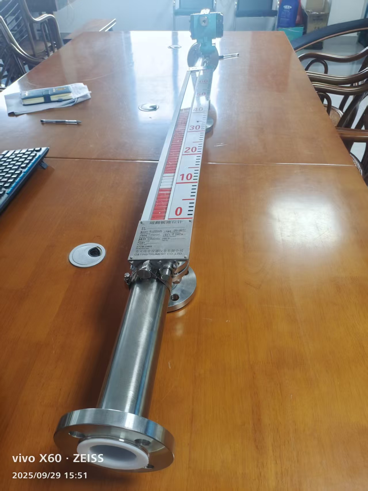  PTFE Lining magnetic level gauge 